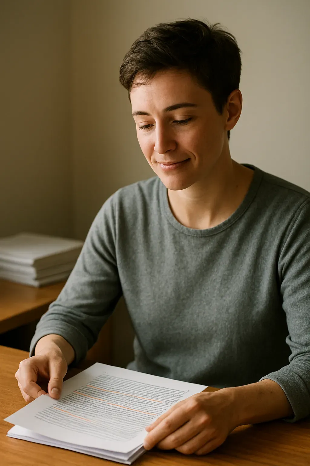A warm, natural portrait of the studio's founder.